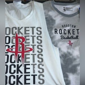 Lot of 2 NWT Houston Rockets shirts